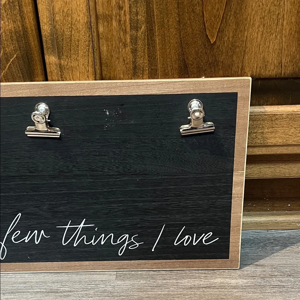 Hobby Lobby Black and Tan Wall Hook Board